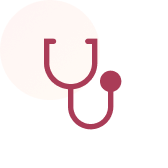 Icon of a stethoscope